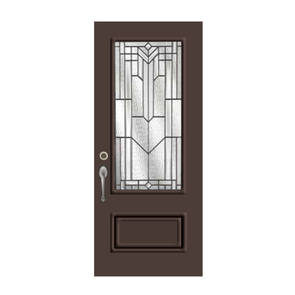 Commercial Brown Entrance Door - BA2248