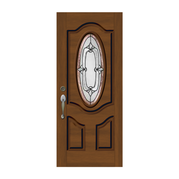 Antique Mahogany Door - PR1640