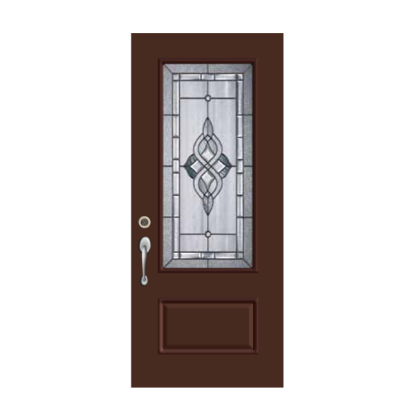 Dark Walnut Exterior Door - QU2248