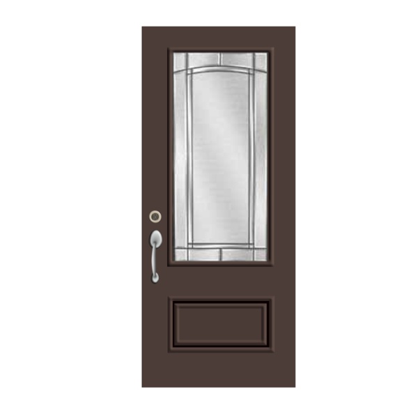 Commercial Brown Exterior Door - RI2248